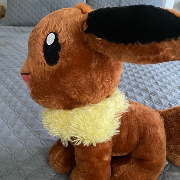 Build A Bear Pokemon Eevee Plush Stuffed Animal 16" - Picture 5 of 6